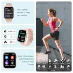 IOWODO HD Smartwatch with Call, Fitness Tracker