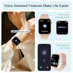 IOWODO HD Smartwatch with Call, Fitness Tracker