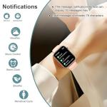 IOWODO HD Smartwatch with Call, Fitness Tracker