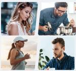 Bluetooth 5.3 Wireless Earbuds with Noise Cancellation