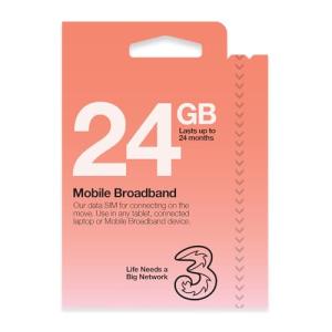 Three Mobile 24 GB Pay As You Go SIM