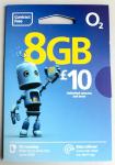 O2 Pay As You Go SIM Card - Blue