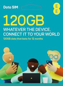 EE PAYG 120GB Mobile Data SIM - 12 Months
