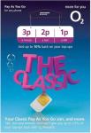 O2 Pay As You Go Combi SIM Card