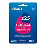 Lebara UK Unlimited Data SIM - Pay As You Go