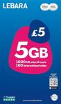 Lebara SIM Card - 5GB for £2.50