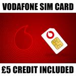 Pay As You Go SIM Card with £5 Credit