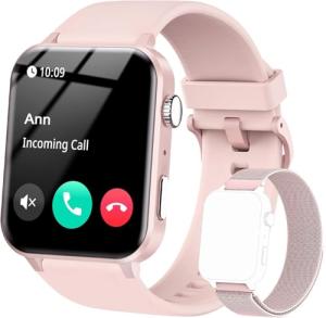 IOWODO HD Smartwatch with Call, Fitness Tracker