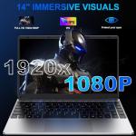 14" HD Laptop, Intel N5095, 8GB RAM, 256GB SSD