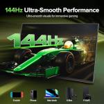 EVICIV 16" 2.5K 144Hz Portable Gaming Monitor