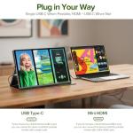 EVICIV 16" 2.5K 144Hz Portable Gaming Monitor