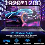 HUQPPQ 16" Gaming Laptop, Core i3, 16GB RAM