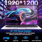16-Inch Gaming Laptop, Core i3, 16GB RAM, 512GB SSD