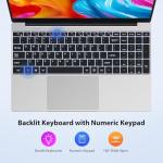 15.6" Quad-Core Laptop with 16GB RAM and SSD