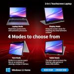 Elepad 12" 2-in-1 Touchscreen Laptop with Windows 11
