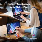 Elepad 12" 2-in-1 Touchscreen Laptop with Windows 11
