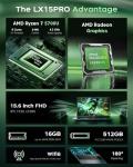 ACEMAGIC 15.6" FHD Laptop with Ryzen 7
