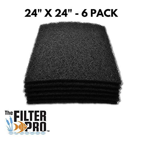 Pro Black Coarse Filter Media for Aquariums, Ponds, and Gardens
