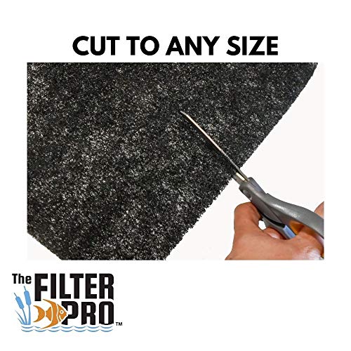 Pro Black Coarse Filter Media for Aquariums, Ponds, and Gardens