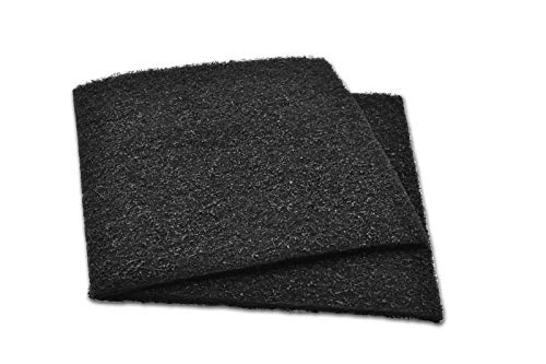 The Filter Pro Carbon Fine Filter Media, 3/8" Thick, Perfect for Aquariums, Ponds or Water Gardens, Made in USA