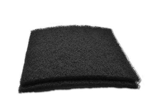 The Filter Pro Black Coarse Filter Media, 1.25" Thick, 24" x 24" Pads, 2 Pack, Perfect for Aquariums, Ponds or Water Gardens, Made in USA