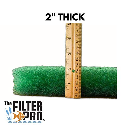 Green Coarse Filter Media for Aquariums, Ponds, Water Gardens