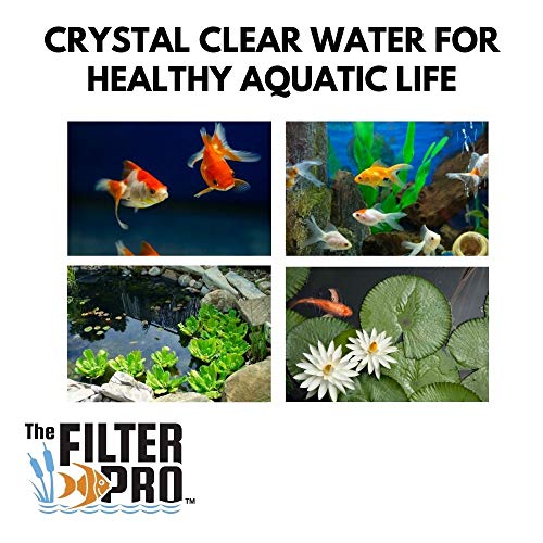 The Filter Pro Blue Bonded Filter Media, 1.5" Thick, 12" x 80" Roll, Perfect for Aquariums, Ponds or Water Gardens, Made in USA