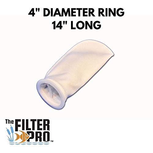 The Filter Pro Filter Sock, 100 Micron, 10 Pack, Perfect for Aquariums, Made in USA