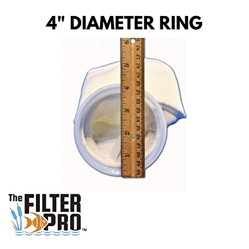 The Filter Pro Filter Sock, 100 Micron, 10 Pack, Perfect for Aquariums, Made in USA