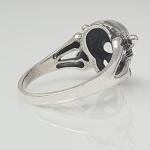 Skull Ring - 925 Silver Biker Punk Style