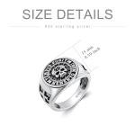 Sterling Silver Skull Memento Mori Ring
