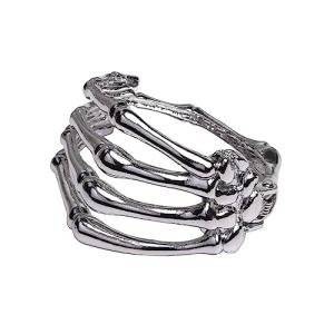 Punk Skeleton Hand Bangle Bracelet - Gothic Style