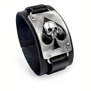 Alchemy Gothic Ace of Dead Spades Cuff Bracelet