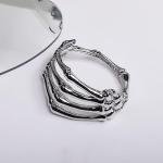 Punk Skeleton Hand Bangle Bracelet - Gothic Style