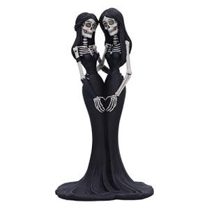 Gothic Skeleton Sisters Figurine - Eternal Bond 24cm