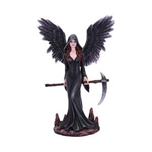 Gothic Female Reaper Figurine with Scythe