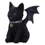 Vampire Bat Cat Figurine - Gothic Halloween Decor