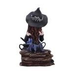 Alvina Hand-Painted Witch Figurine for Mystical Decor