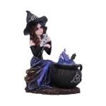 Alvina Hand-Painted Witch Figurine for Mystical Decor