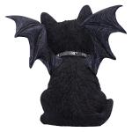 Vampire Bat Cat Figurine - Gothic Halloween Decor