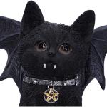 Vampire Bat Cat Figurine - Gothic Halloween Decor