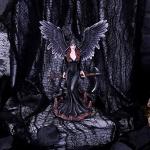 Gothic Female Reaper Figurine with Scythe