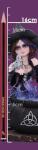 Alvina Hand-Painted Witch Figurine for Mystical Decor