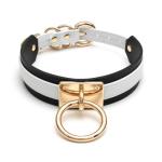 Lalatia O Ring Choker Faux Leather Collar