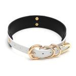 Lalatia O Ring Choker Faux Leather Collar