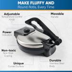 StarBlue 10-Inch Electric Roti Maker with Warmer