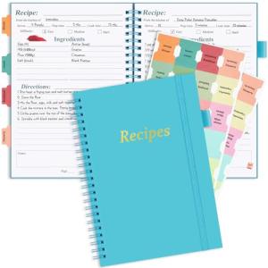 PECULA Blank Recipe Book to Write Your Own
