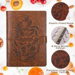 Brown Leather Recipe Book Binder for Your Creations