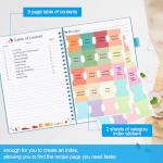 PECULA Blank Recipe Book to Write Your Own