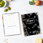 Personalized Recipe Book with Tabs and Stickers